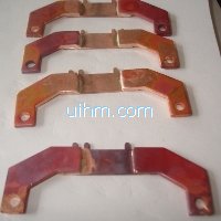 induction brass soldering copper plates