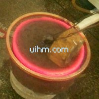 induction hardening iron rod