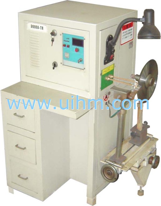 induction saw tooth brazing machine
