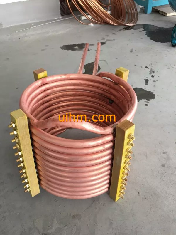 customized induction coil for heating steel pipe end (3)